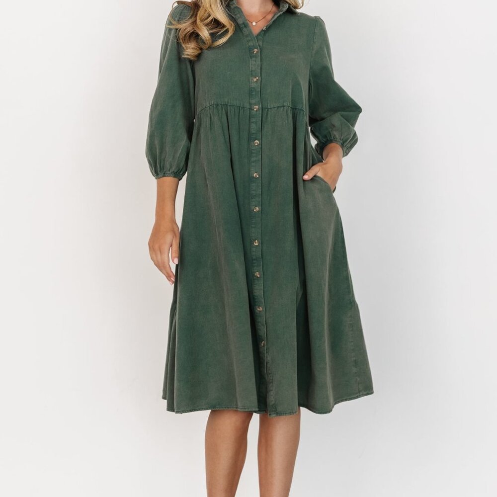 Baltic Born Sari Babydoll Dress | Green Size 3XL